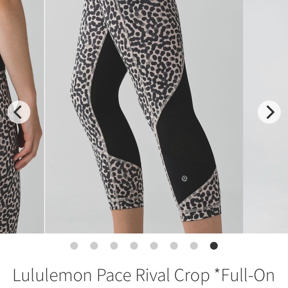 lululemon athletica Pants - lululemon pace rival crop * full on luxtreme